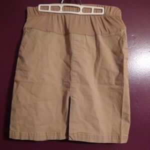 Gap Tan Maternity Skirt 8